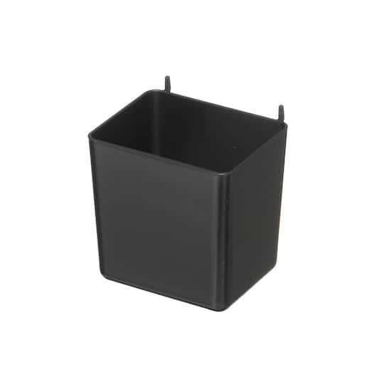 Small Black Pegboard Storage Bin by Simply Tidy&#xAE;